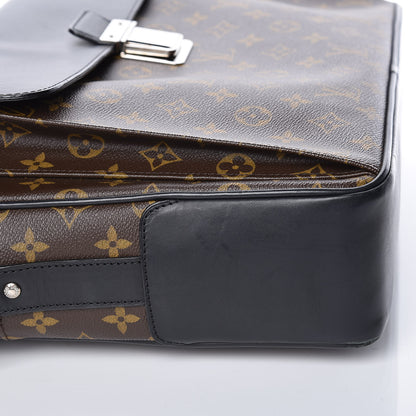Louis Vuitton Monogram Macassar Soft Briefcase 18 of 22