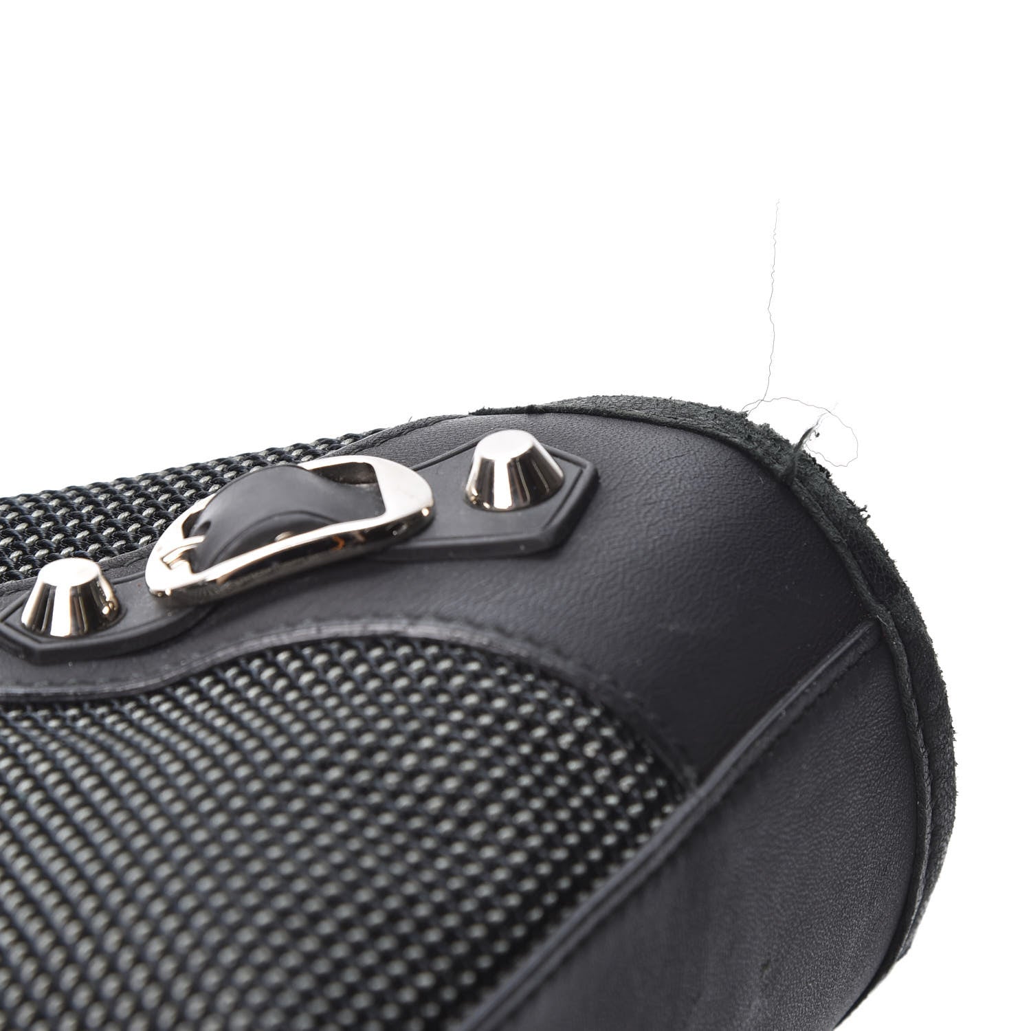 Balenciaga Calfskin Twill Perforated Classic Silver Hardware City Black 7 of 11
