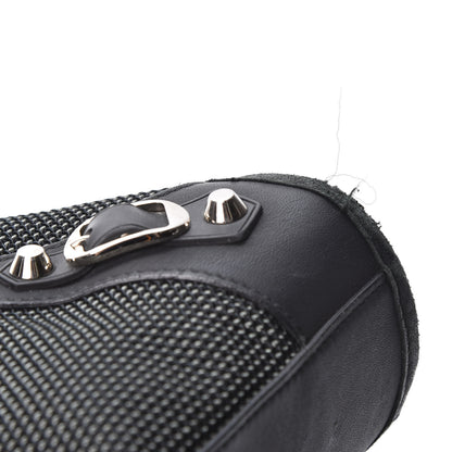 Balenciaga Calfskin Twill Perforated Classic Silver Hardware City Black 7 of 11