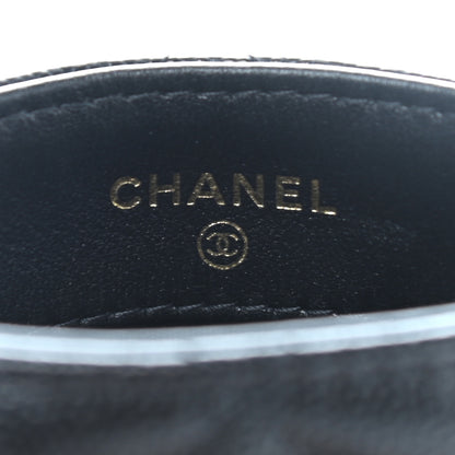 Chanel Caviar Quilted French New Wave Phone Holder With Chain Black 7 of 9