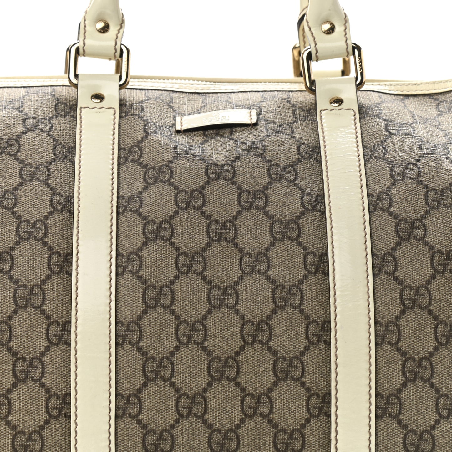GG Plus Monogram Medium Joy Boston Off White