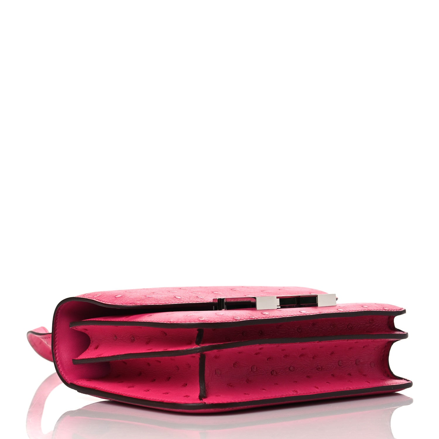 Hermes Ostrich Constance 18 Rose Tyrien 4 of 11