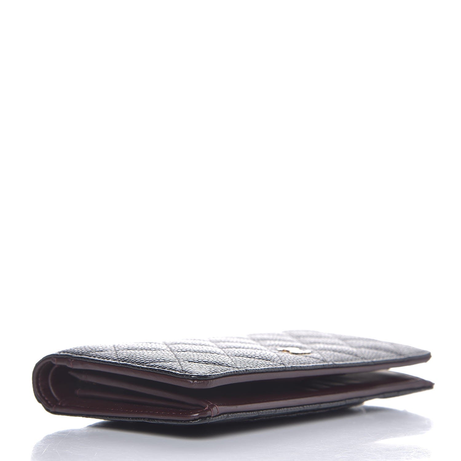 Chanel Caviar Quilted Yen Wallet Black 4 of 8