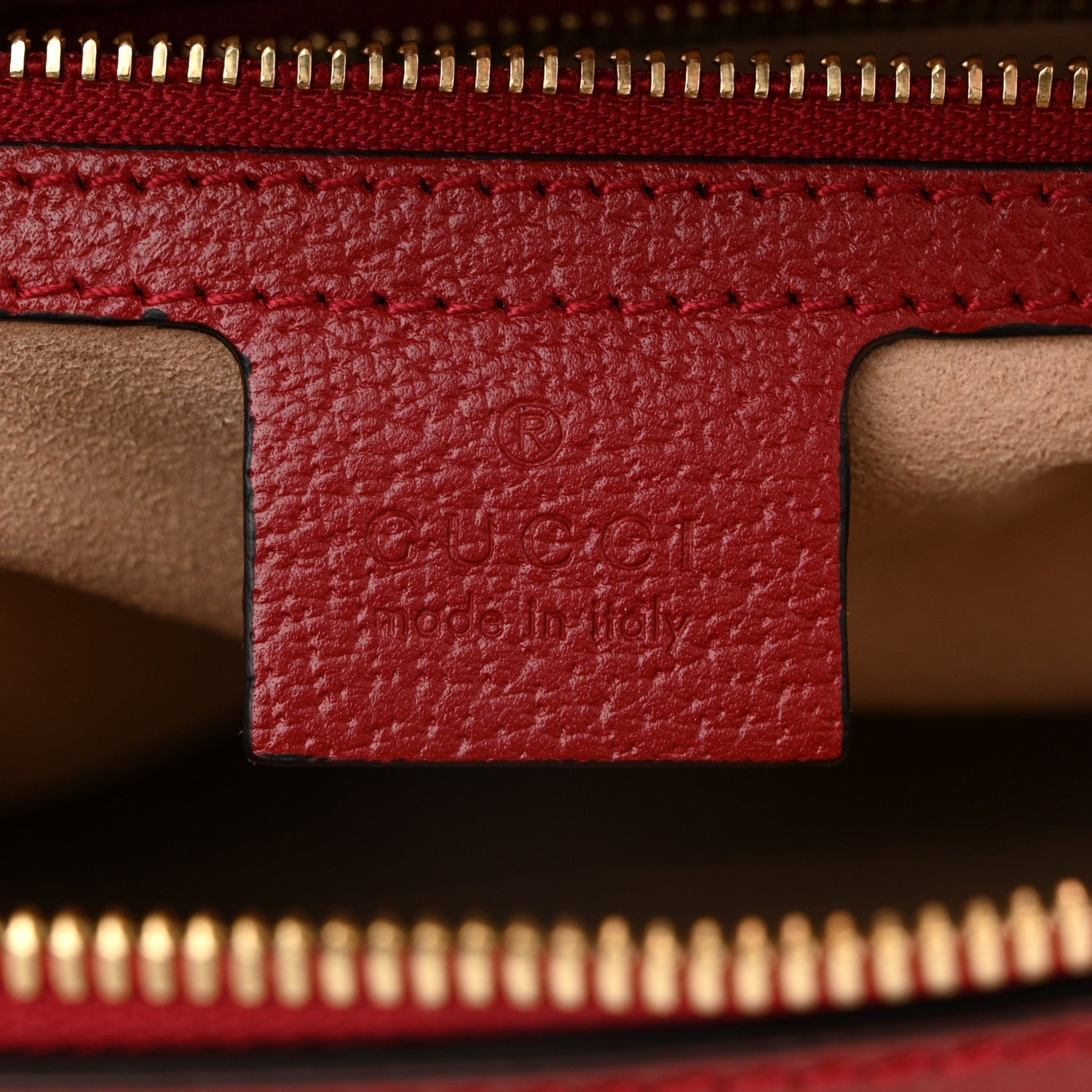 Gucci GG Supreme Monogram Flora Web Small Ophidia Top Handle Shoulder Bag Hibiscus Red 6 of 11