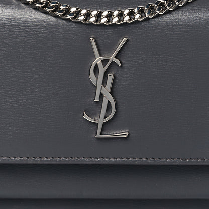Saint Laurent Calfskin Monogram Sunset Chain Wallet Earth 7 of 9