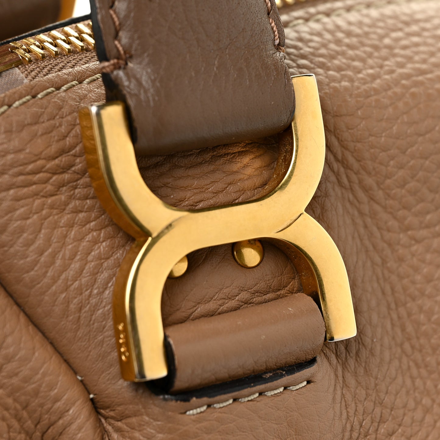 Calfskin Medium Marcie Satchel Nut