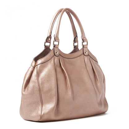 Gucci Metallic Calfskin Medium Sukey Tote Pink 2 of 8
