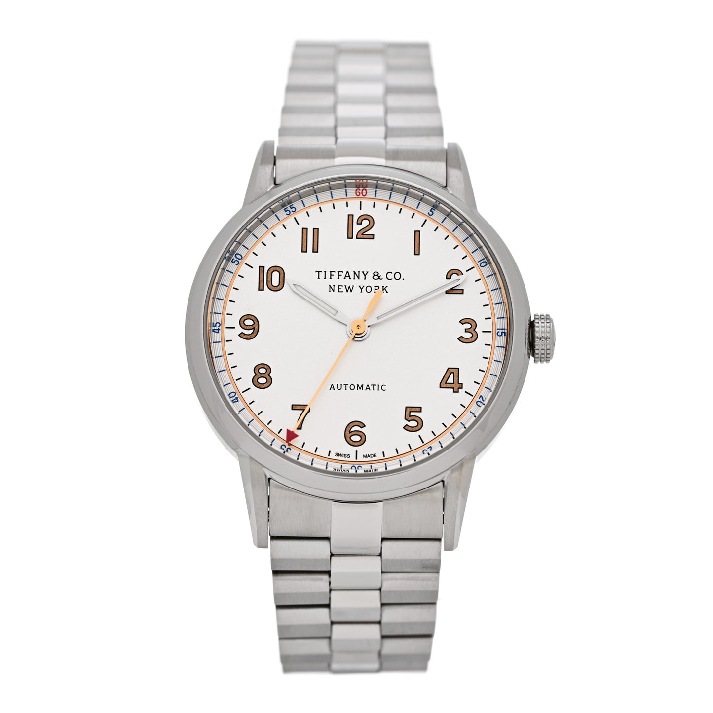 Stainless Steel 34mm CT60 3-Hand Automatic Watch