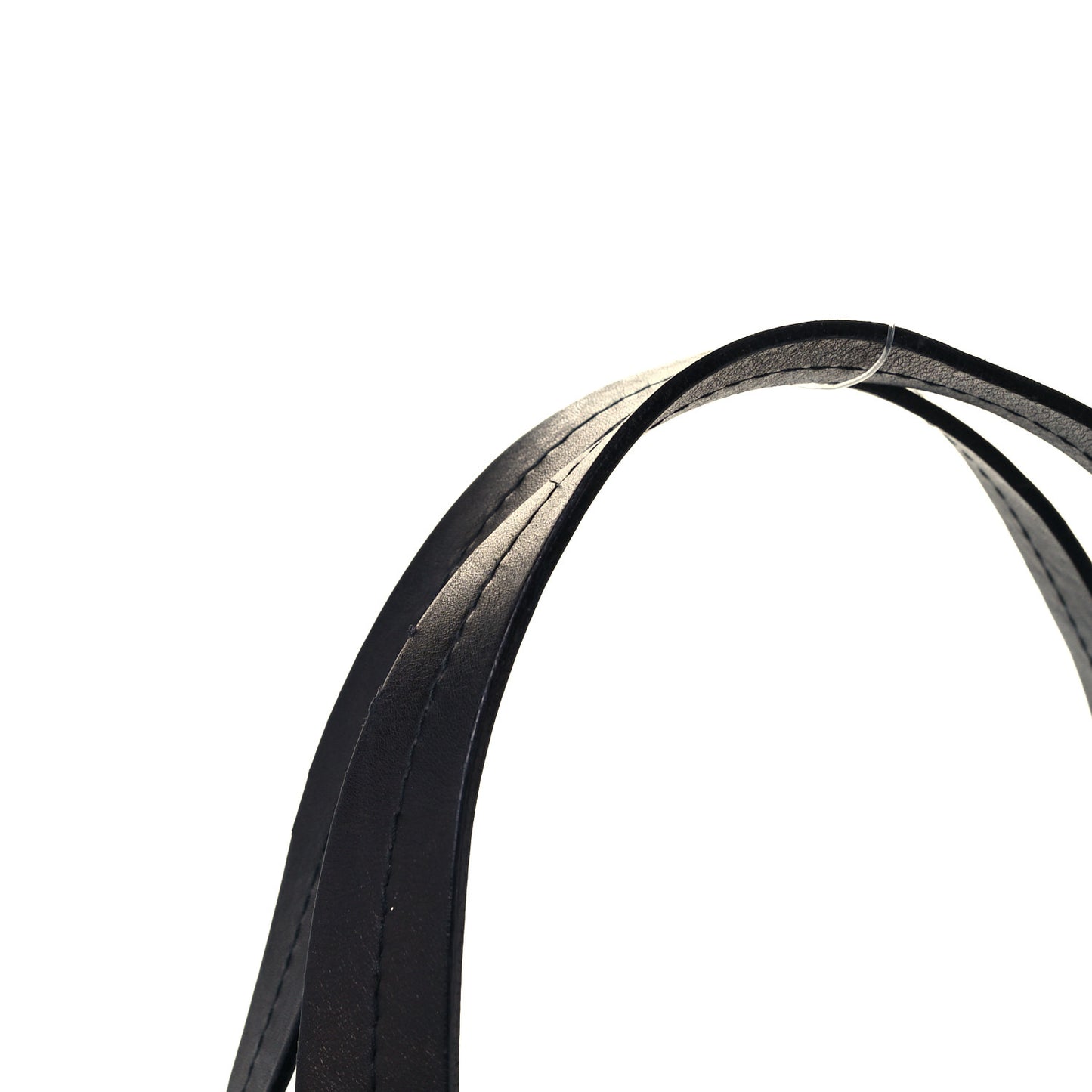 Tessuto Nylon Calfskin Shopping Tote Black