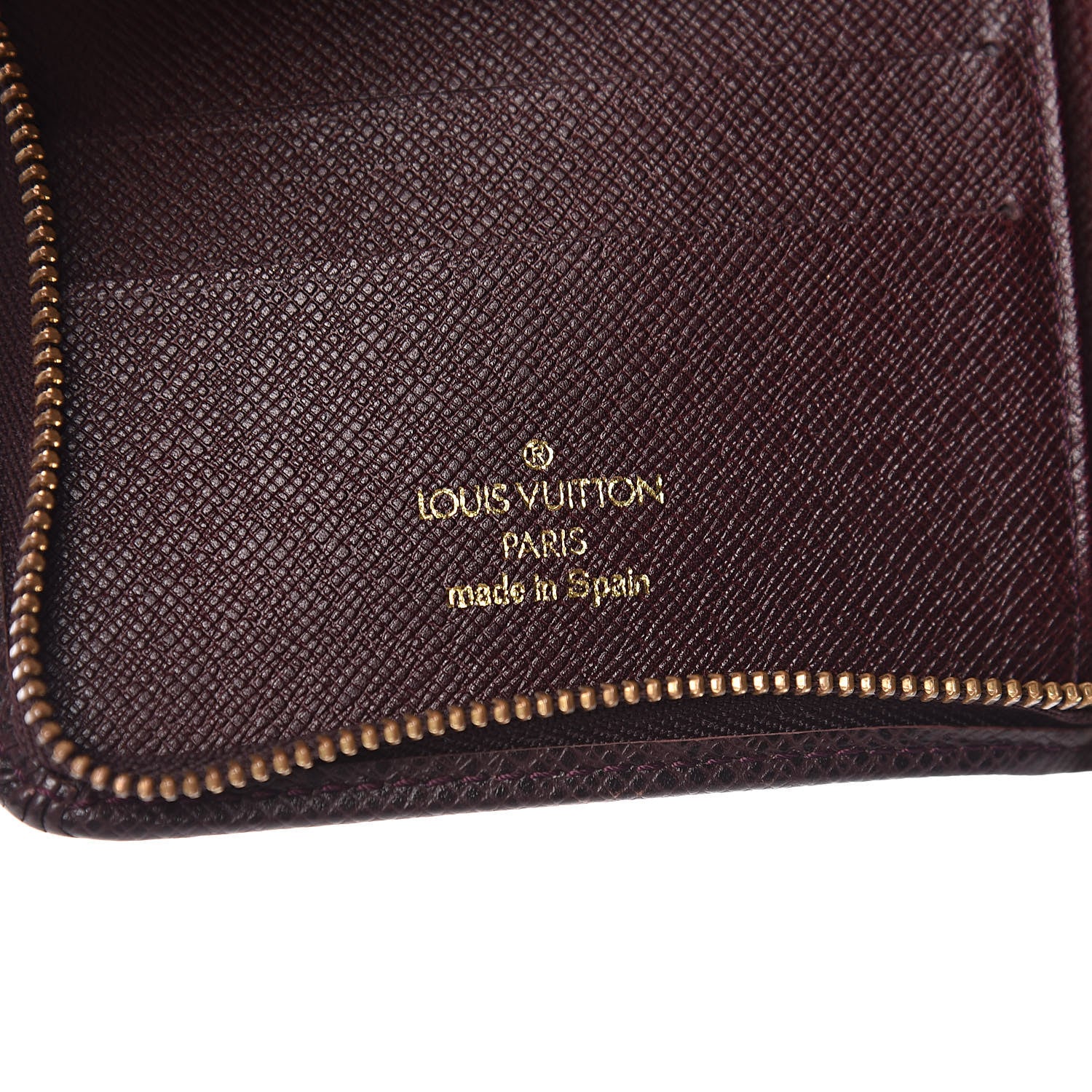 Louis Vuitton Taiga Zip Wallet Acajou 6 of 10