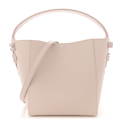 Christian Louboutin Calfskin Spiked Mini Cabachic Mini Bucket Bag Leche 1 of 10