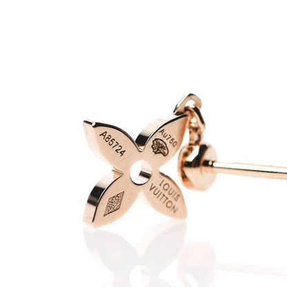 Louis Vuitton 18K Pink Gold Diamond Idylle Blossom Stud Earrings 5 of 6