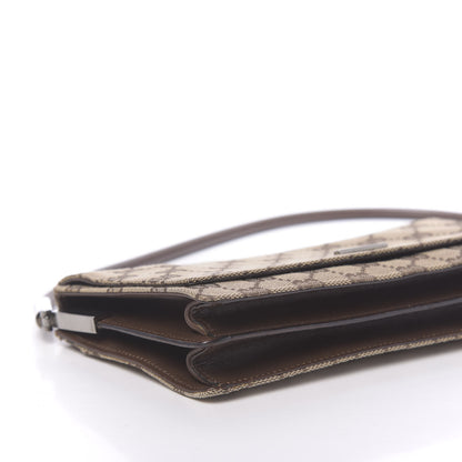 Gucci Monogram Flap Bag Brown 8 of 14