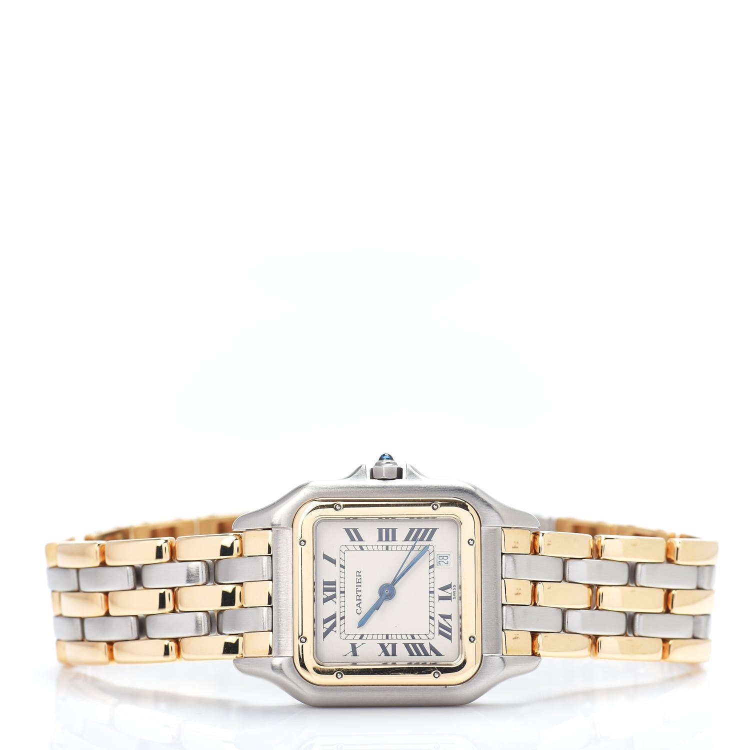 Cartier Stainless Steel 18K Yellow Gold 27mm Panthere Quartz Watch 2 of 4