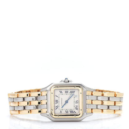 Cartier Stainless Steel 18K Yellow Gold 27mm Panthere Quartz Watch 2 of 4