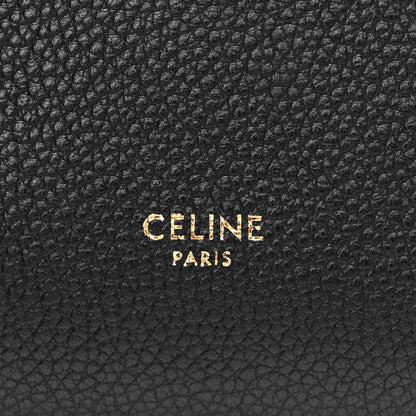 Celine Soft Grained Calfskin Small Sangle Bucket Bag Black 6 of 9