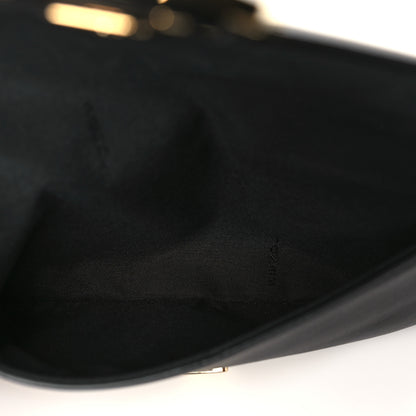 Fendi Vitello Grace Matte Duo Baguette Black 6 of 10