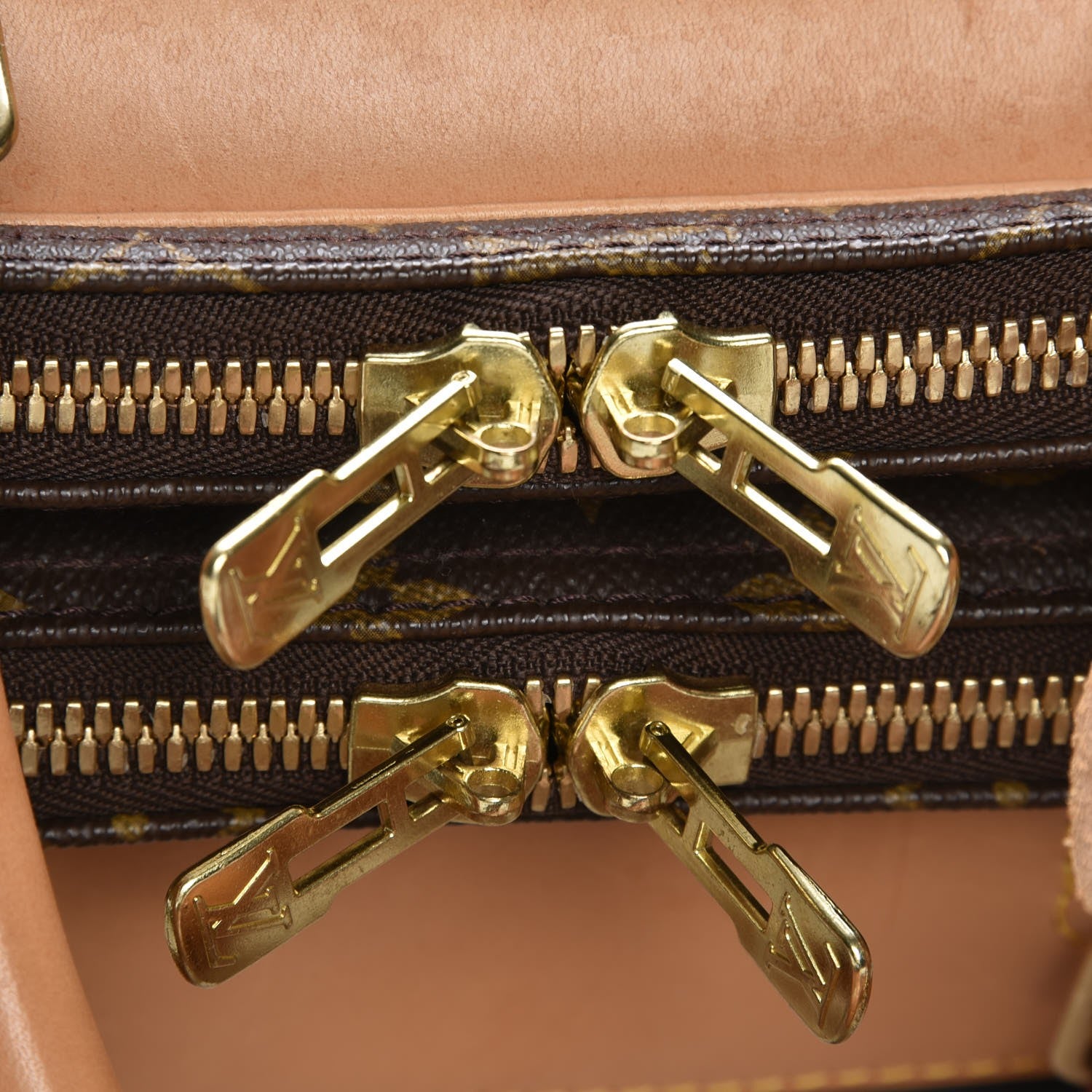 Louis Vuitton Monogram Alize 2 Compartment Luggage Travel Bag 13 of 15