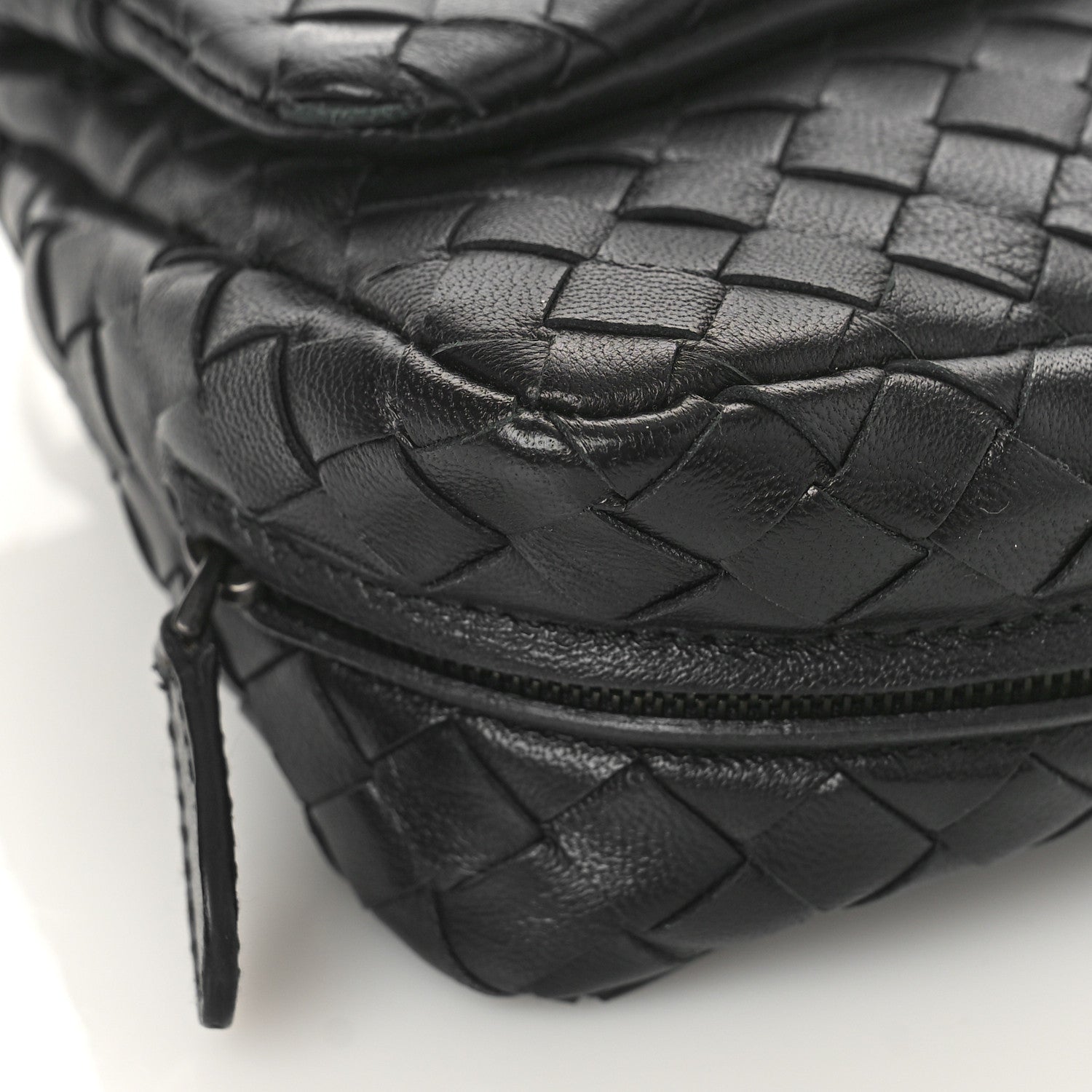 Bottega Veneta Nappa Intrecciato Mini Chain Messenger Black 8 of 9