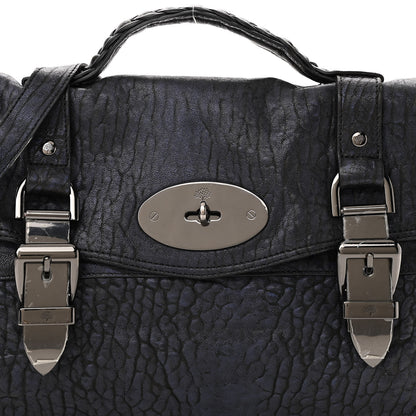 Mulberry Metallic Shrunken Calfskin Alexa Midnight Blue 6 of 10