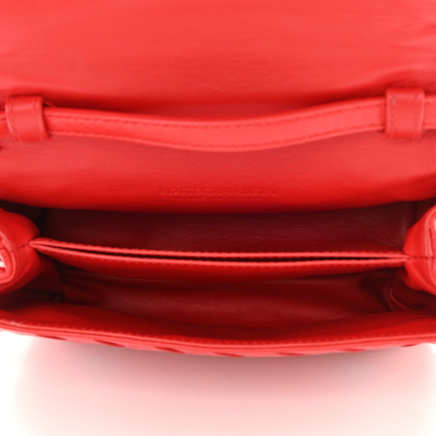 Bottega Veneta Nappa Intrecciato Mini Crossbody Red 5 of 10