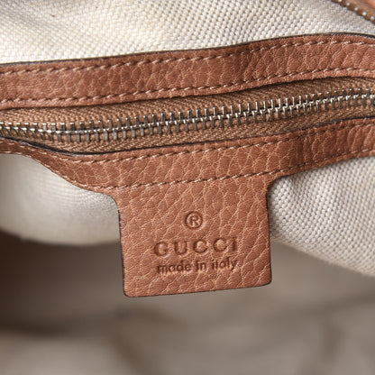 Gucci Pebbled Calfskin Medium Miss GG Top Handle Bag Light Cuir 5 of 9