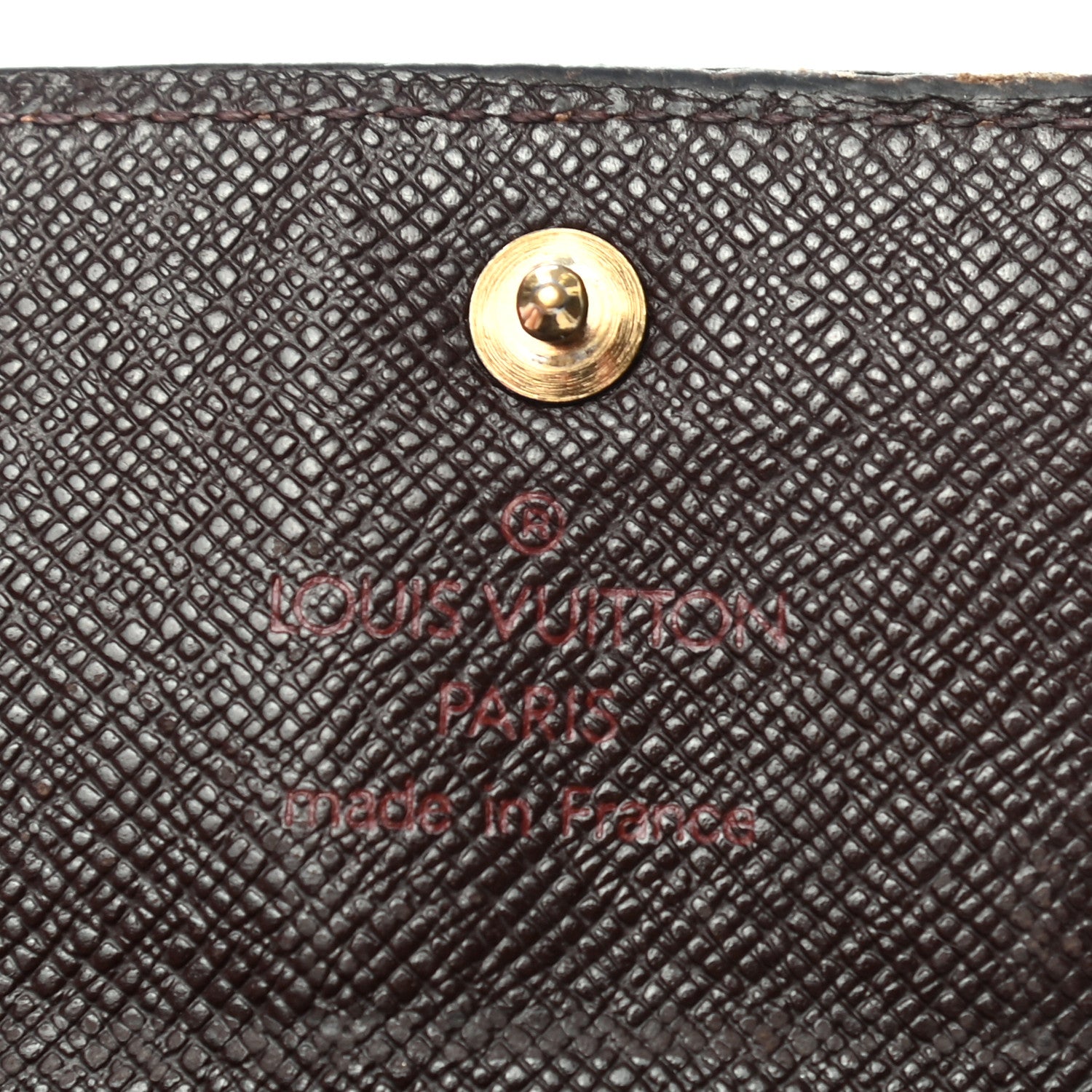 Louis Vuitton Damier Ebene Porte-Monnaie Plat Coin Purse 6 of 9