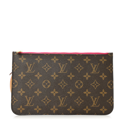 Louis Vuitton Monogram Neverfull MM GM Pochette Pivoine 1 of 6