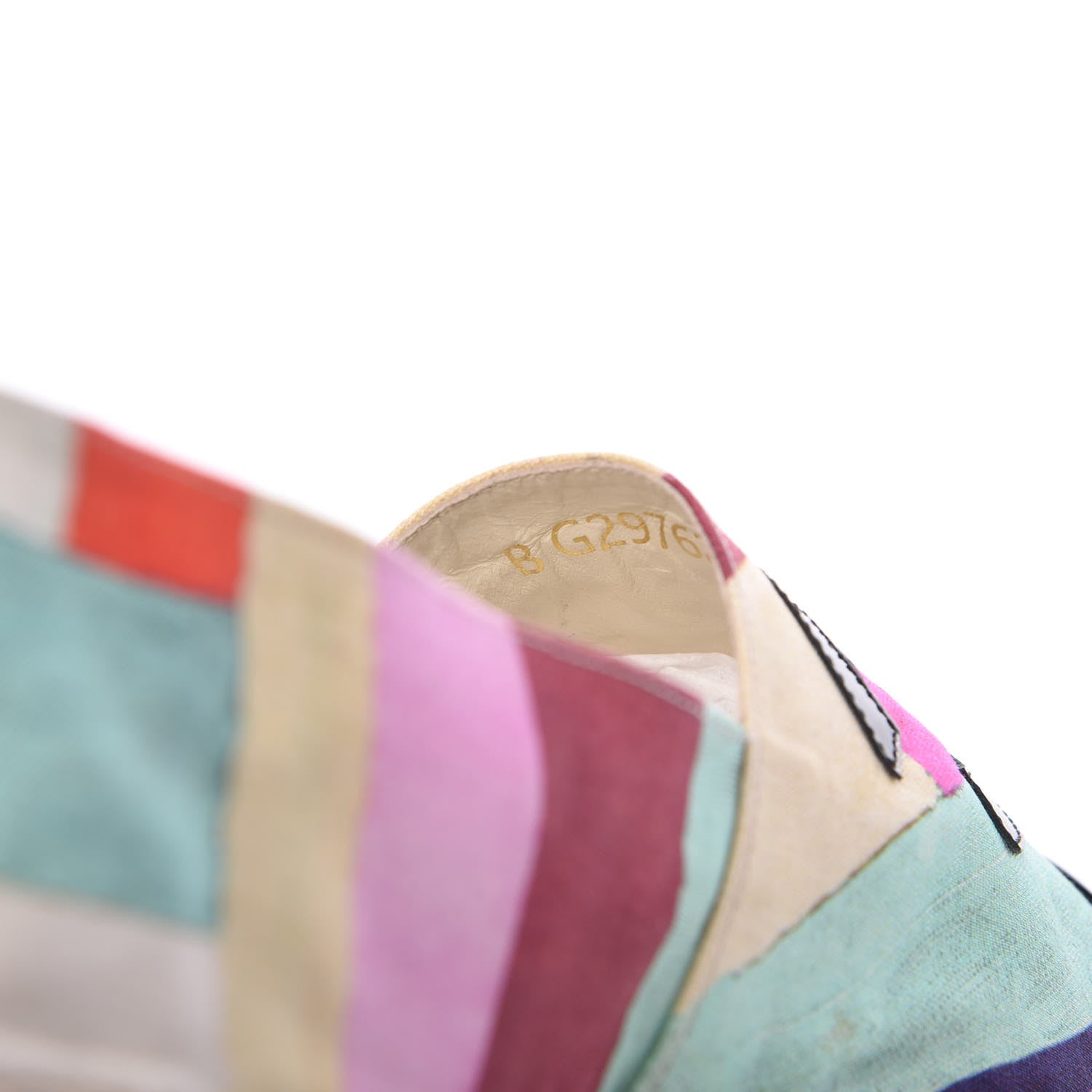 Chanel Patent Fabric Striped CC Espadrilles 42 Multicolor Black 9 of 12