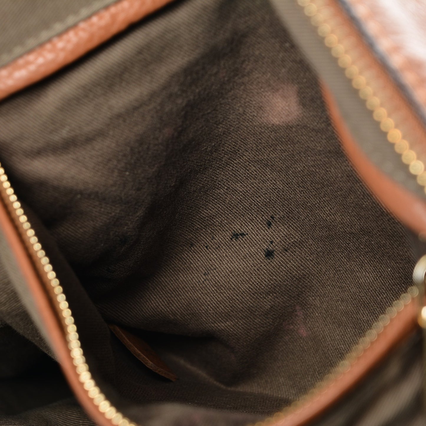 Calfskin Large Marcie Satchel Tan