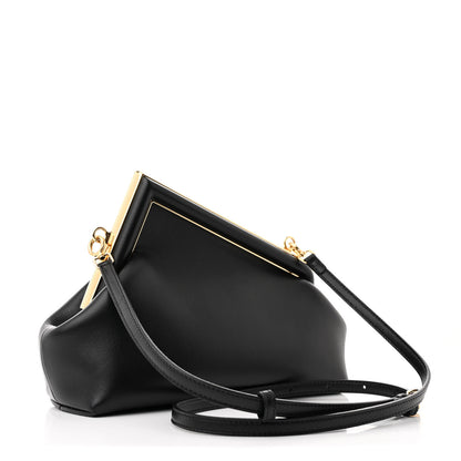 Fendi Shiny Nappa Small Fendi First Black 3 of 10