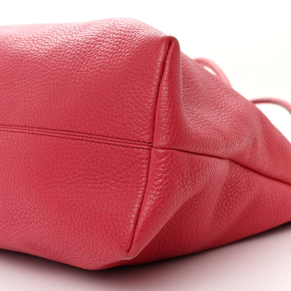 Burberry Grainy Calfskin Medium Baynard Tote Pink Azalea 11 of 15