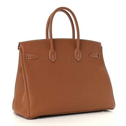 Hermes Togo Birkin 35 Gold 3 of 11