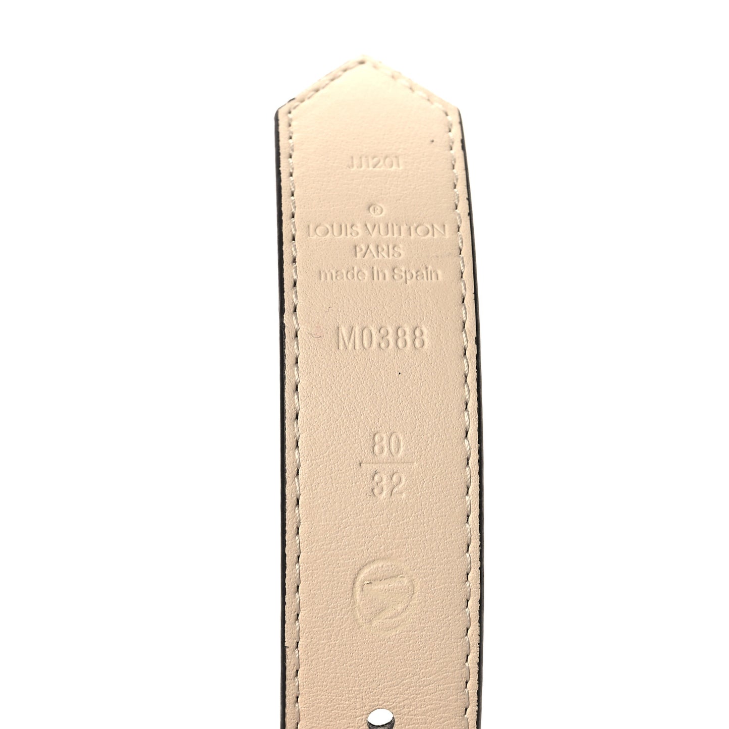 Monogram Dauphine 25mm Reversible Belt 80 32 Cream