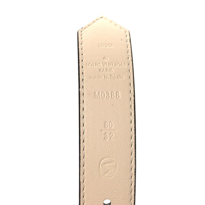 Louis Vuitton Monogram Dauphine 25mm Reversible Belt 80 32 Cream 6 of 6