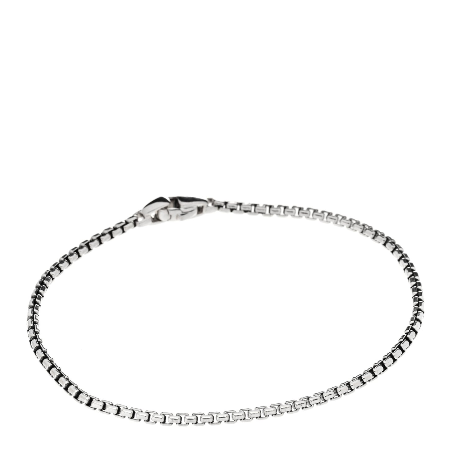 Sterling Silver 2.7mm Box Chain Bracelet