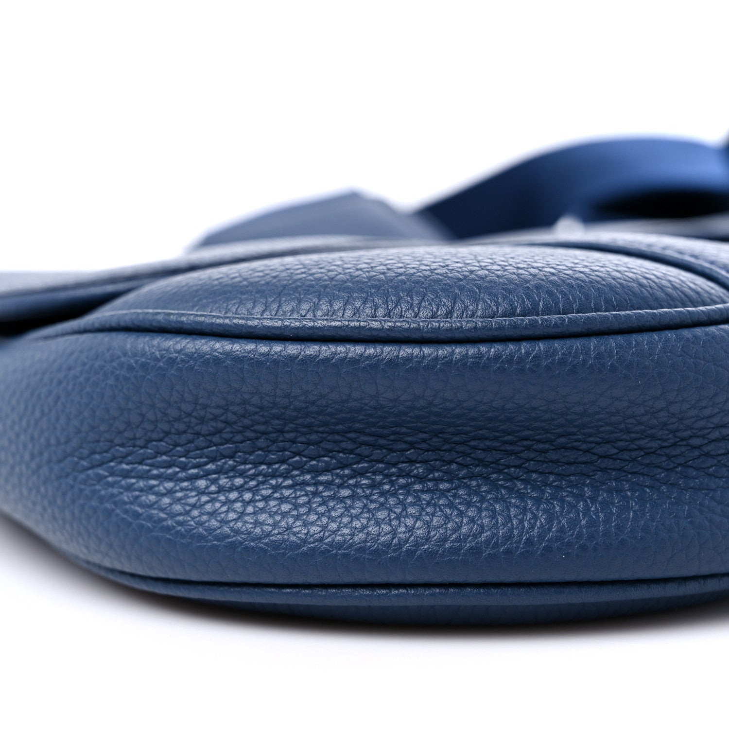 Christian Dior Calfskin Mens Saddle Bag Blue 7 of 8