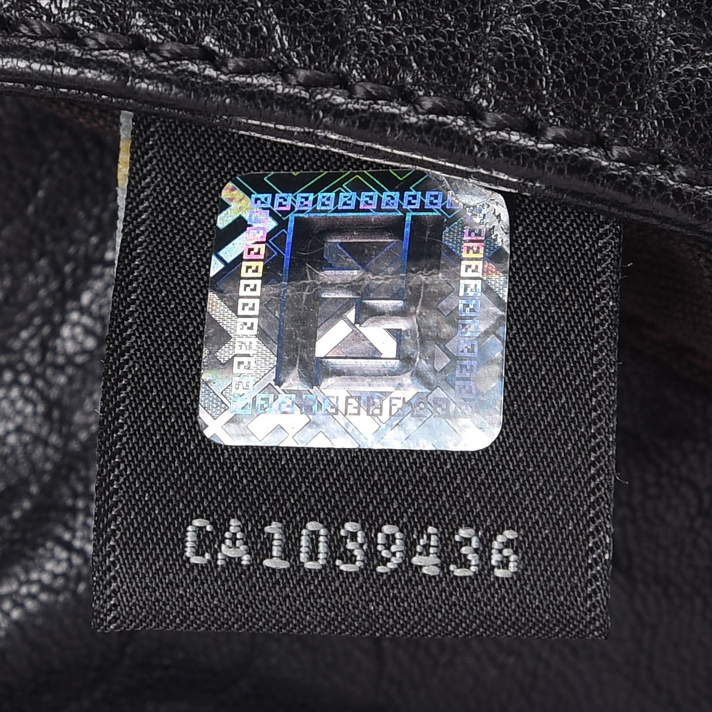 Crinkled Lambskin Mia Pochette Black