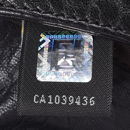 Fendi Crinkled Lambskin Mia Pochette Black 6 of 9