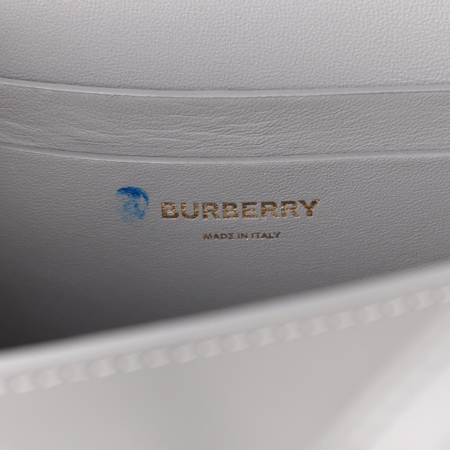 Burberry Smooth Calfskin Small Grace Bag Grey 6 of 11