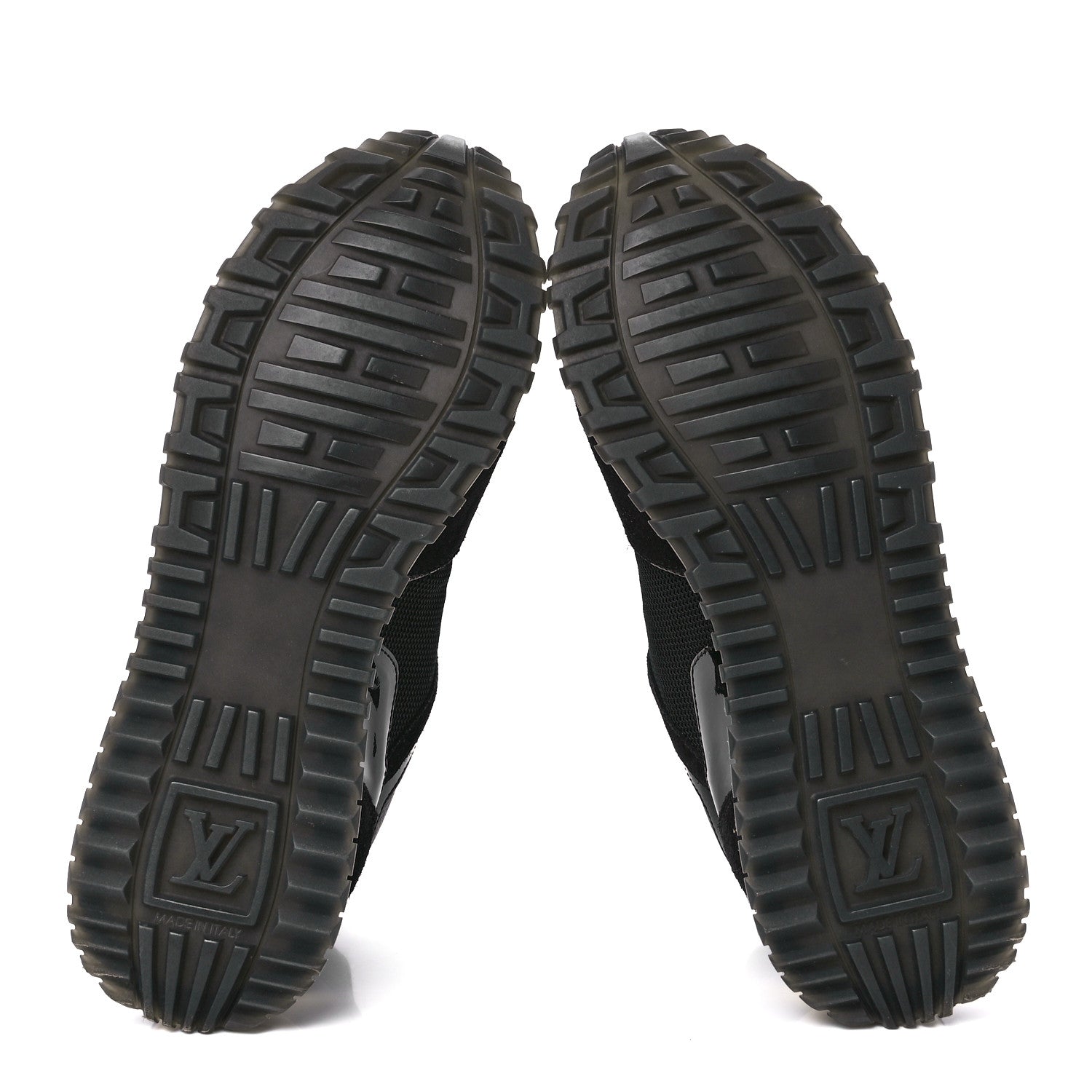 Louis Vuitton Suede Monogram Run Away Sneakers 36.5 Black 5 of 8