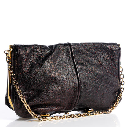 Jimmy Choo Glitter Calfskin Arad Brown 3 of 8