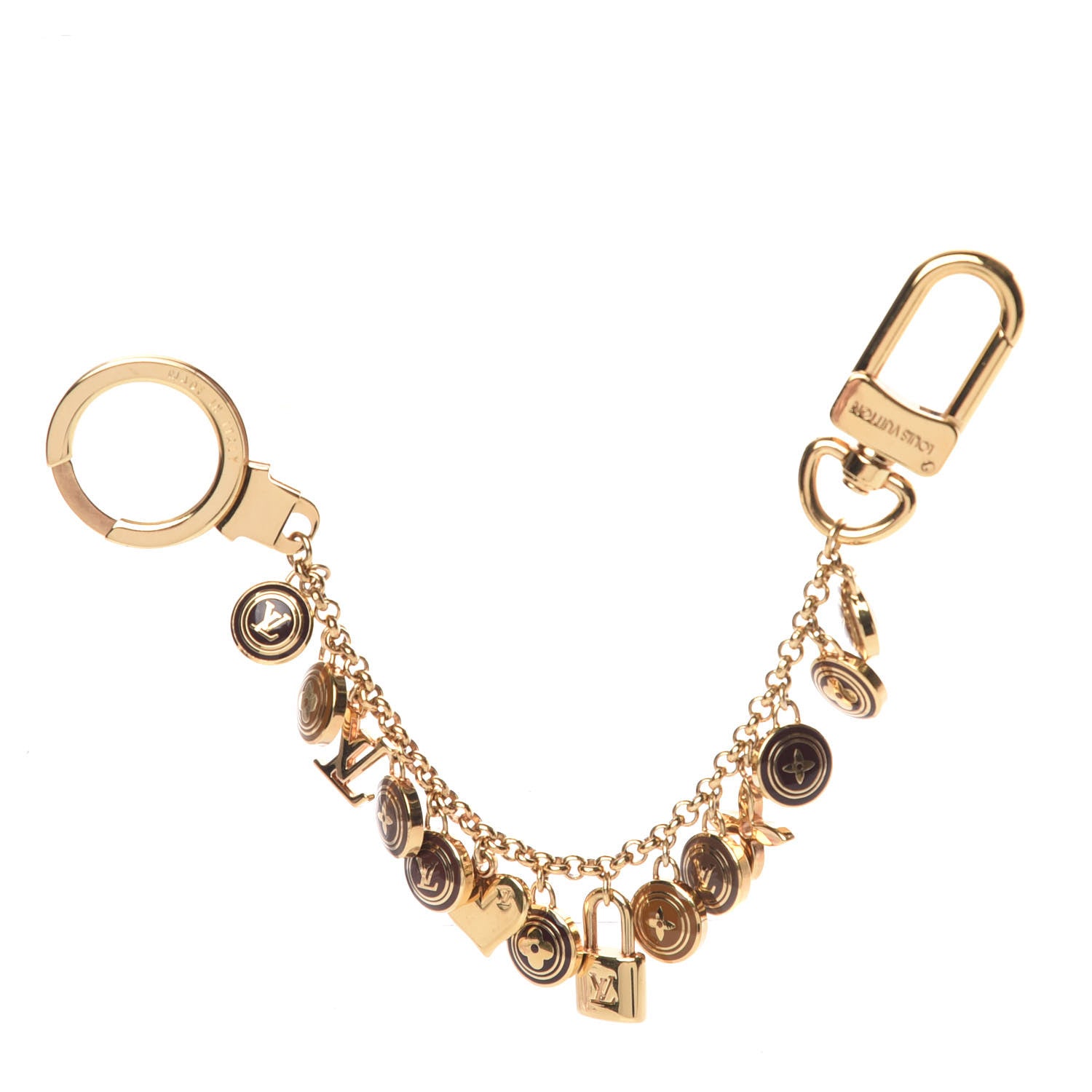 Louis Vuitton Pastilles Key Chain Bag Charm Brown 1 of 4