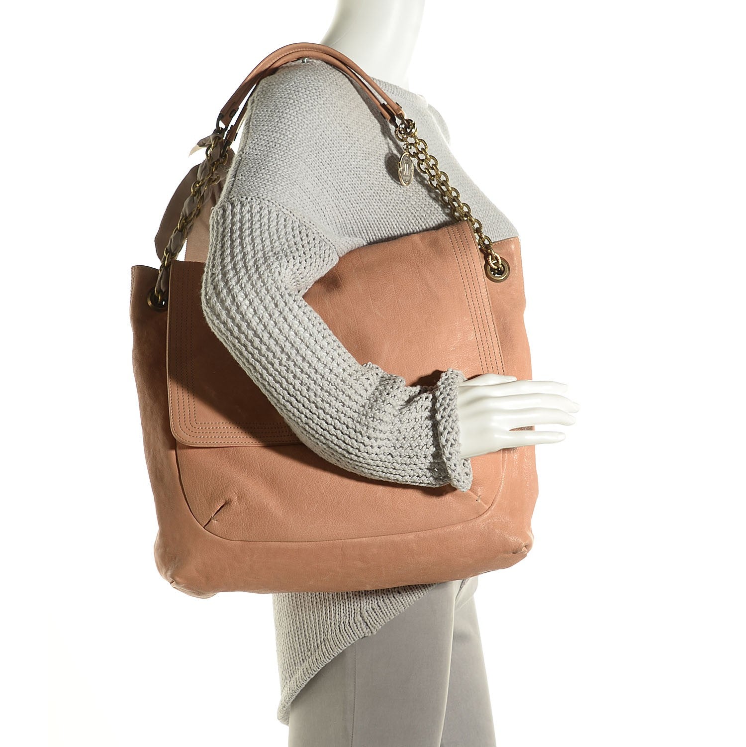 Lanvin Calfskin Large Happy Shoulder Bag 4 of 12