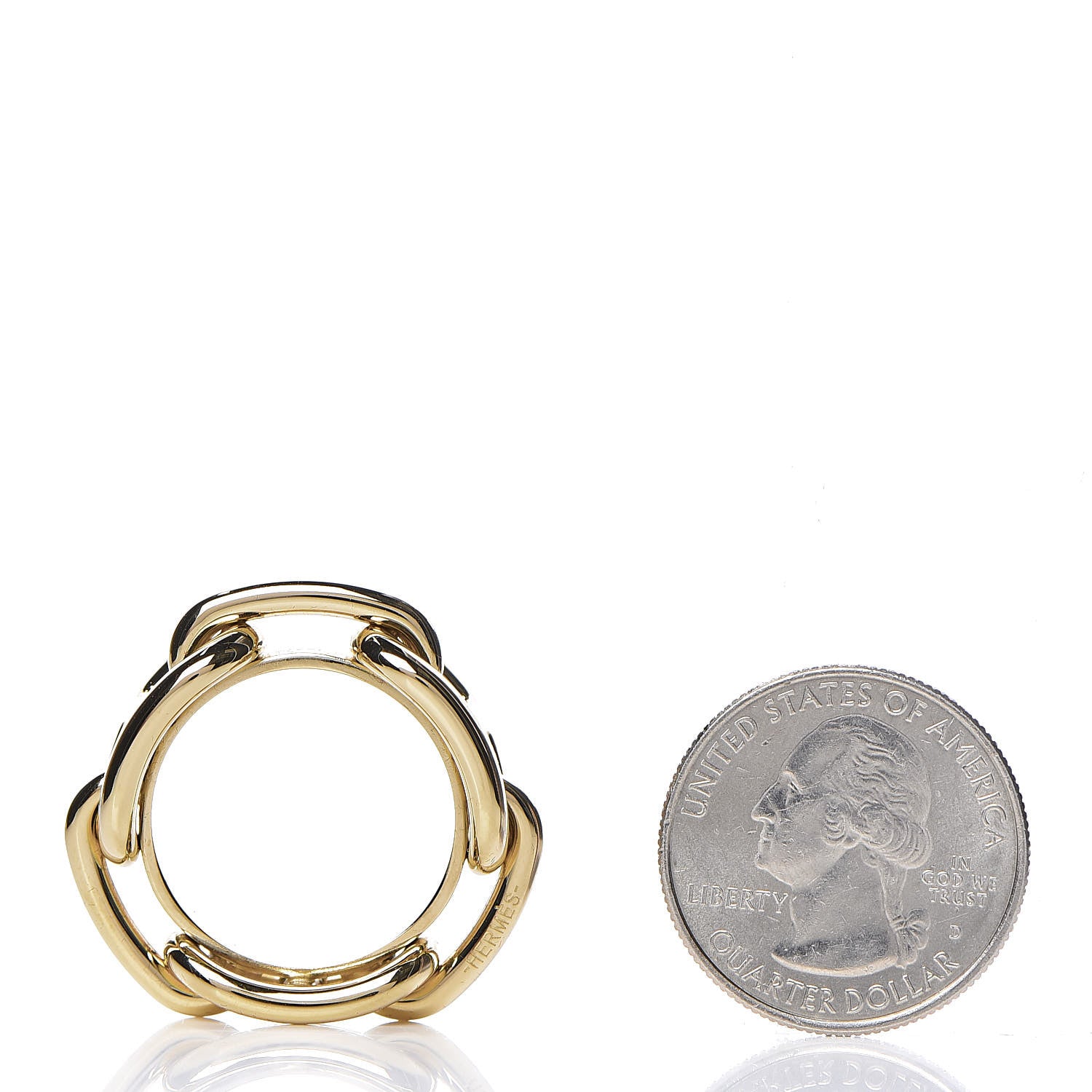 Hermes Permabrass Regate Scarf Ring 2 of 5