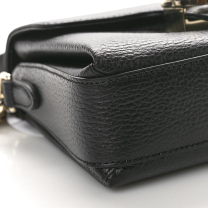 Gucci Dollar Calfskin Interlocking G Crossbody Bag Black 9 of 10