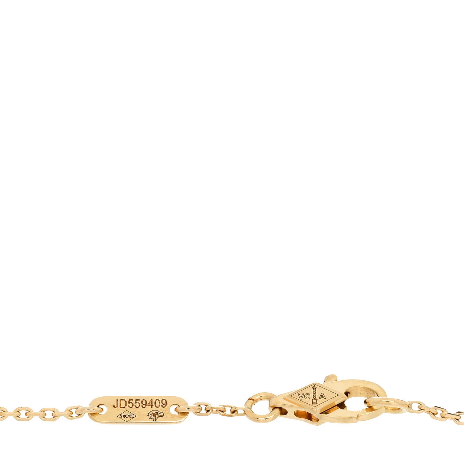 Van Cleef & Arpels 18K Yellow Gold Mother of Pearl Sweet Alhambra Bracelet 4 of 5