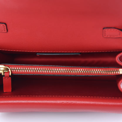Valentino Garavani Smooth Calfskin Mini Vring Crossbody Bag Rouge Pur 5 of 8