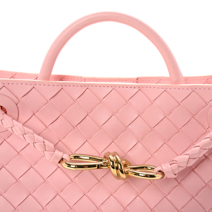 Bottega Veneta Nappa Intrecciato Small Andiamo Shoulder Bag Lotus 7 of 9