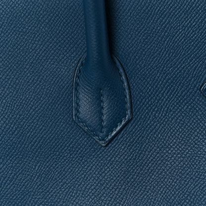 Hermes Epsom Birkin 35 Bleu Izmir 10 of 36